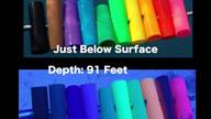Image result for testing colour under water